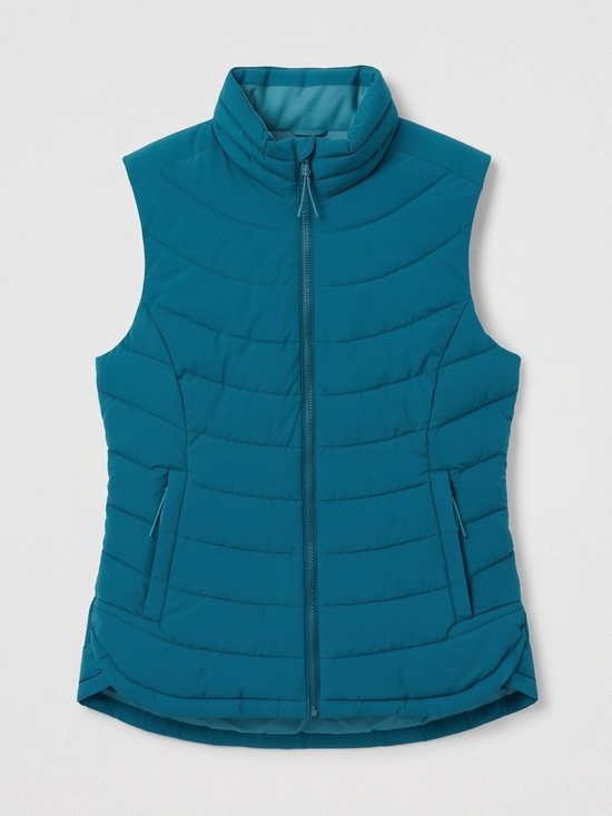 Mountain Hardwear Jackets & Blazers - WindRiver HD1 T-MAX Teal Quilted Puffer Vest – Women's Small